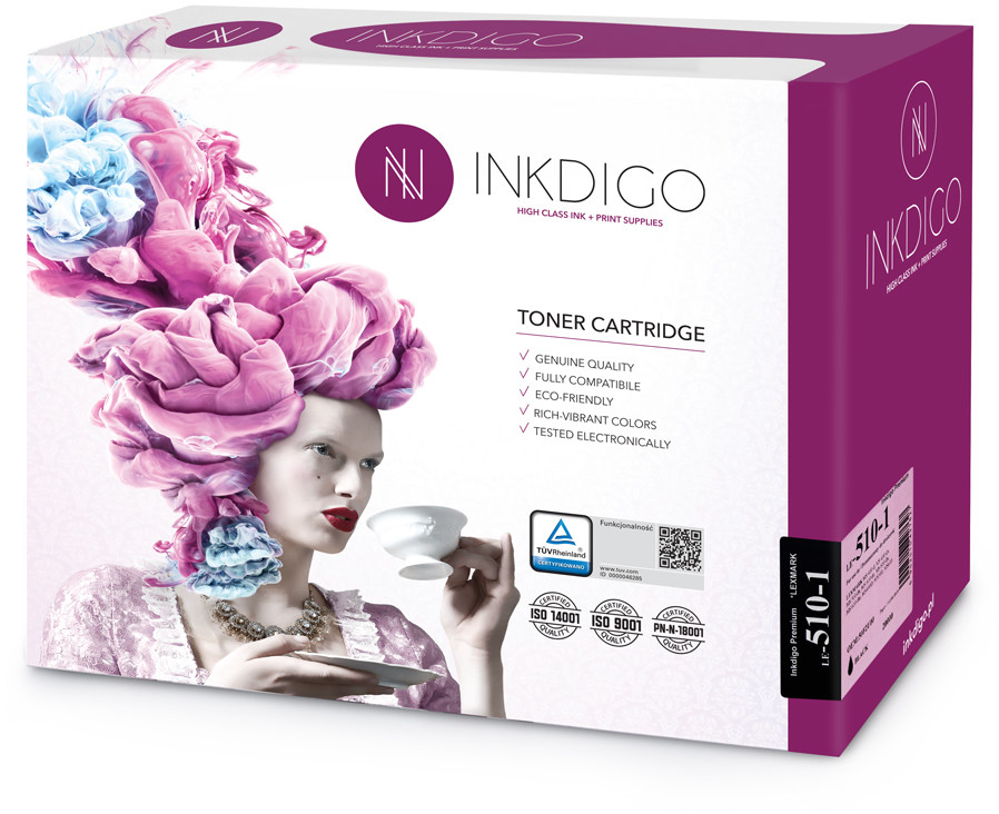 Inkdigo Toner INKDIGO do LEXMARK 50F2U00 20K BK LE-510-1