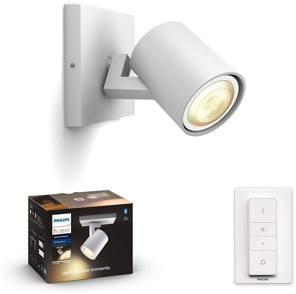 Philips 53090/31/P6 - LED Oświetlenie ściemnialne HUE RUNNER 1xGU10/5W/230V + ZS