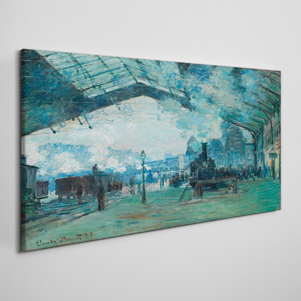 PL Coloray Obraz na Płótnie Przyjazd Pociągu 100x50cm