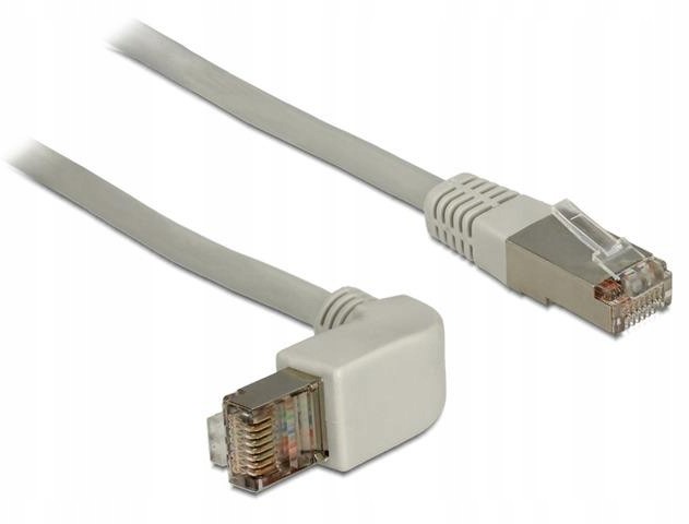 Delock Patchcord Sstp kat.6A 1m kątowy LS0H miedź
