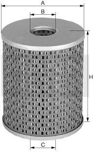Mann Filter Filtr mężczyzna h9322 oleju H932/2