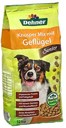rozpychacz dla psów pożywienia Senior chrup Mix z drobiu 12 kg