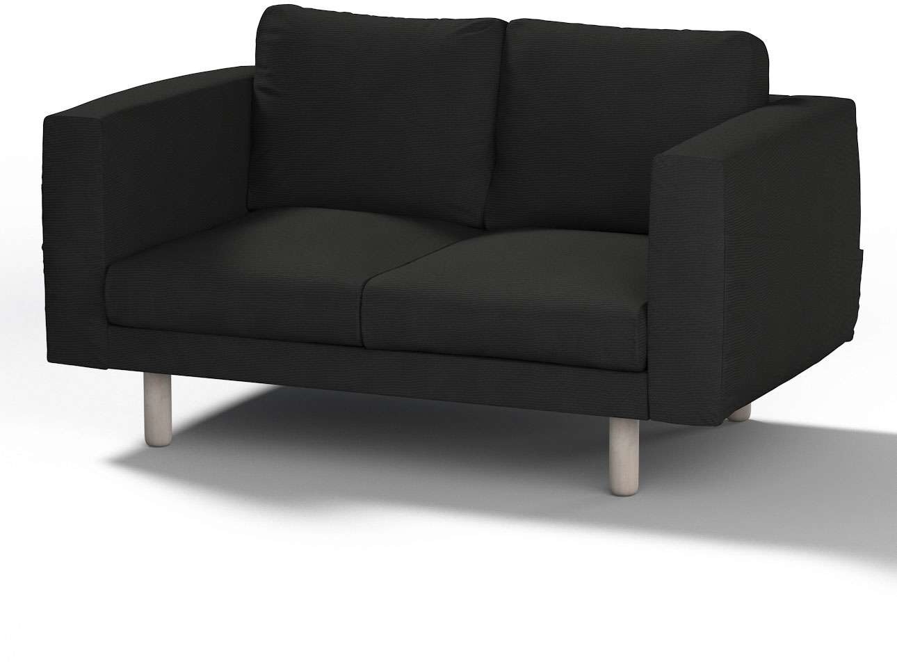 Dekoria pl pl Pokrowiec na sofę Norsborg 2-osobową czarny 153 x 88 x 85 cm Etna 1021-705-00