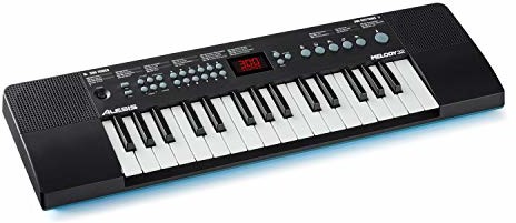 Alesis Melody 32 przenośne pianino cyfrowe z 32 przyciskami, 300 wbudowanych dźwięków, 40 utworów demo, połączenie USB MIDI Melody 32