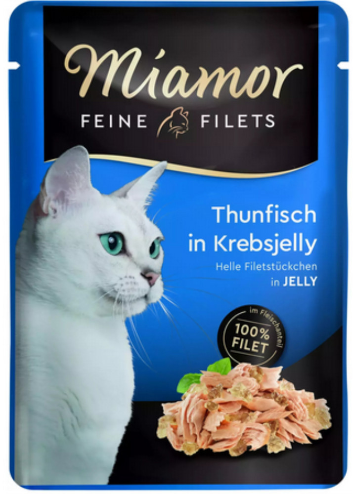 Miamor Feine Filets tuńczyk w krabowej galaretce saszetka 6x100g