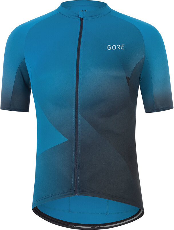 Gore WEAR WEAR Fade Jersey Men, sphere blue/black S 2021 Koszulki z krótkim rękawem 100769AZ9903