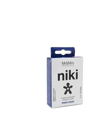 Mr&Mrs Niki Velvet Car air freshener refill JRNIKIBX029V00 Refill for Car Scent Pisco Sour Black JRNIKIBX029V00