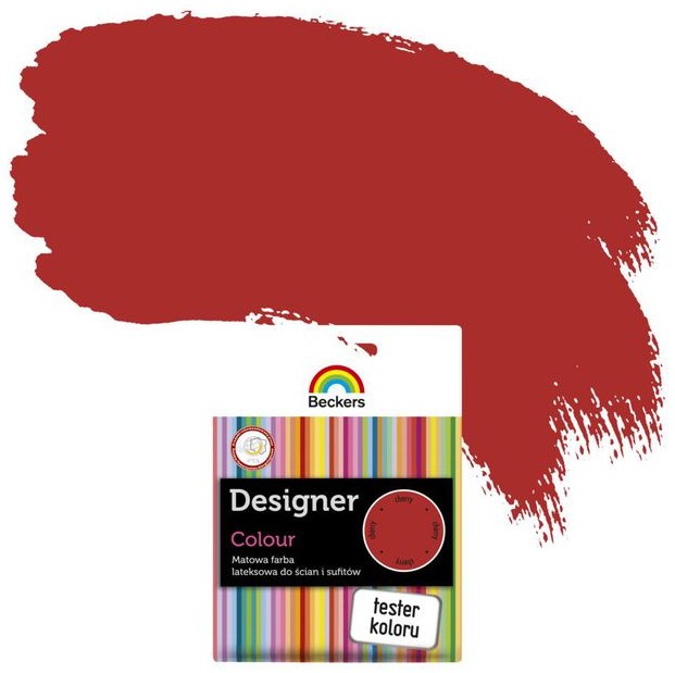 Beckers Tester farby DESIGNER COLOUR Cherry