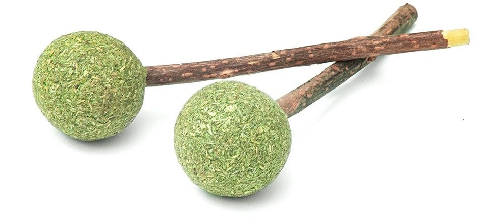 Aumüller Lolli zabawka dentystyczna dla kota, z silver vine (matatabi) - 1 zestaw (2 sztuki)