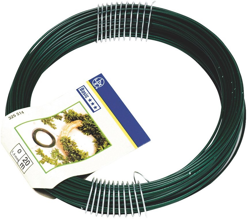 LUX-TOOLS LUX Drut wiązałkowy Basic zielony wym. 1,4 mm x 20 m