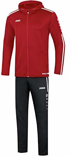 JAKO Striker 2.0 męski dres z kapturem, Chili czerwony/biały, XL