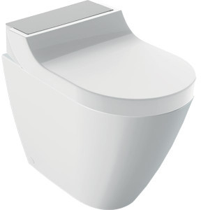 Geberit 146.310.FW.1 AquaClean Tuma Comfort Urządzenie WC z funkcją higieny intymne jstojąca miska WC stal