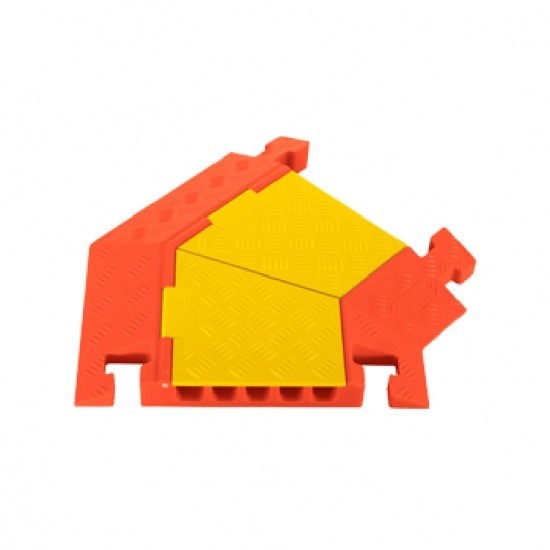 Justrite Safety Group Złącze Do Z Osłony Na Kable Plb  Linebacker Prawe 51 Cm X 64 Cm X 6 Cm - 5 Kanałów