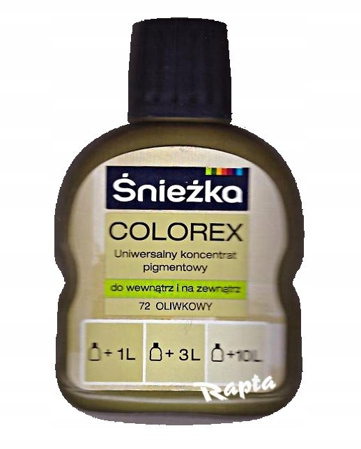 Śnieżka Colorex Pigment 100ml oliwkowy 72 barwnik