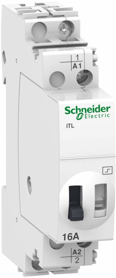 Schneider Electric Przekaźnik-impulsowy-iTL-16A-1NO-12V-AC-6V-DC A9C30011