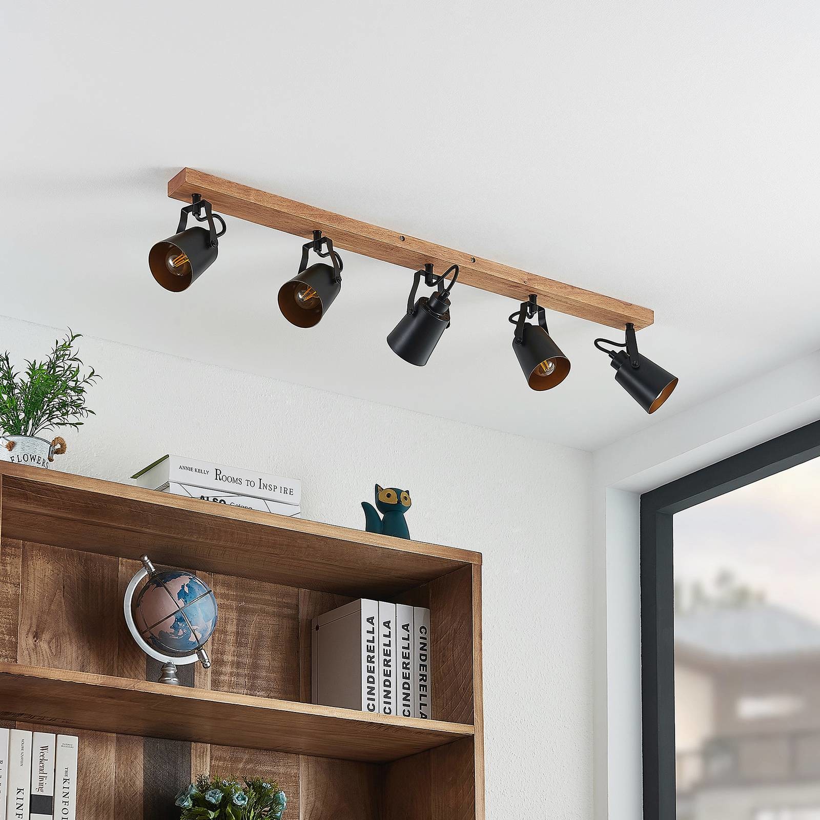 Lindby Kimban spot sufitowy, 5-punktowy