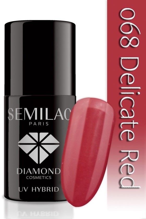 Semilac Lakier Hybrydowy Semilac 068 Delicate Red - 7 Ml 4785