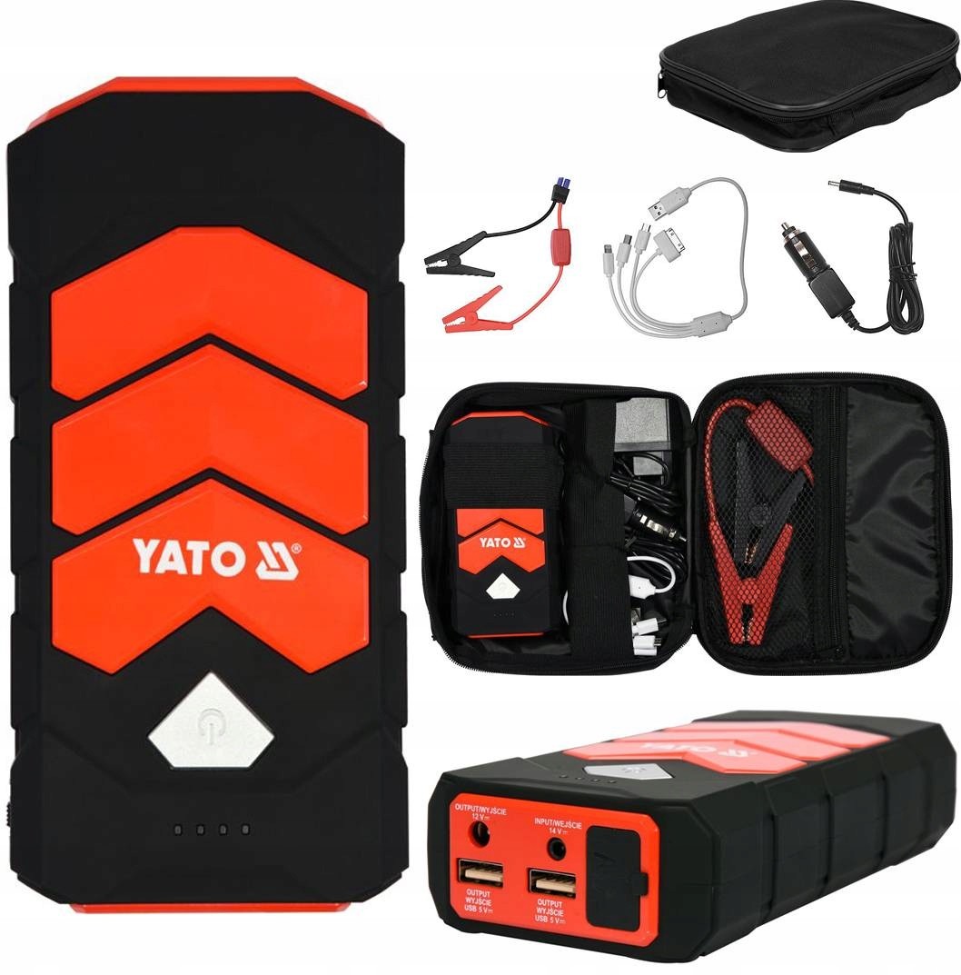 Yato Power Bank Latarka Starter 3W1 400A 9000MAH