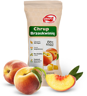 Natural Crispy Suszone Chipsy z Brzoskwini Chrup Brzoskwinię 12g - Crispy