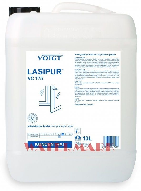 VOIGT LASIPUR 10l VC175 CZYSTE OKNA BEZ SMUG CPSMS003