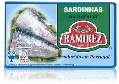Ramirez Sardynki portugalskie w sosie własnym Ramirez 125g 5601010211070