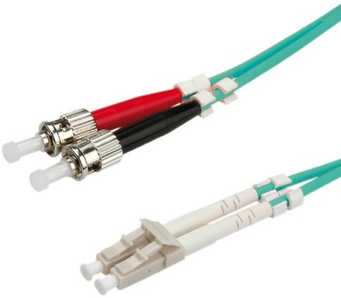 Value LWL-Kabel 50/125m OM3 LC/ST 10 m turkusowy 21998728