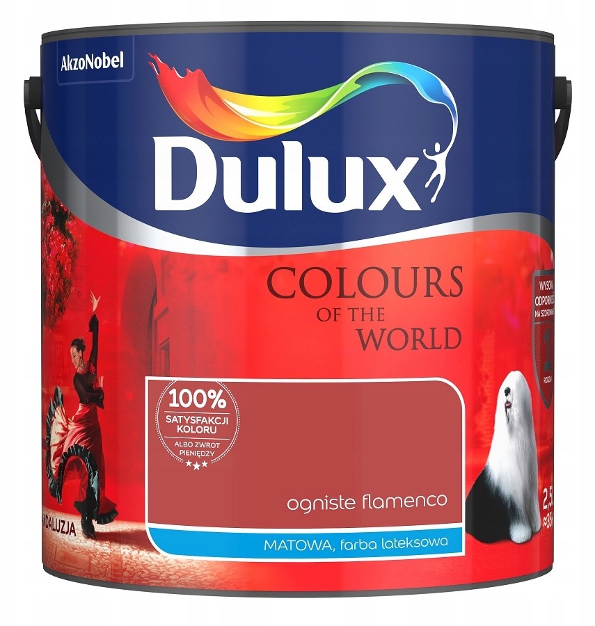Dulux Farba Dulux Kolory Świata- ogniste flamenco, 2.5l