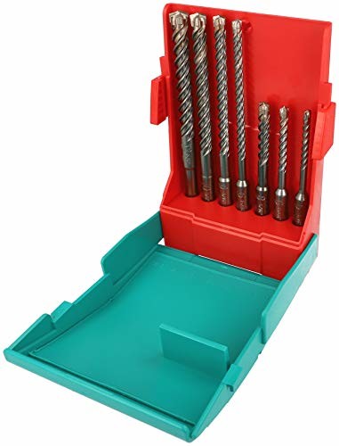 Heller Tools Zestaw wierteł do jaśniejszy Tools 291996 młotek 1418 4power z SDS-plus 7-częściowy