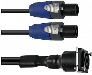 PSSO Kabel głośnikowy Patch cord Speakon / Speakon S 4pin 1m 30227890
