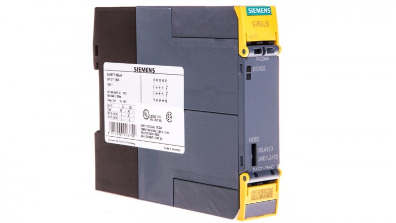 Siemens Przekaźnik bezpieczeństwa 4Z 1R 24V DC 3SK1211-1BB40 3SK1211-1BB40