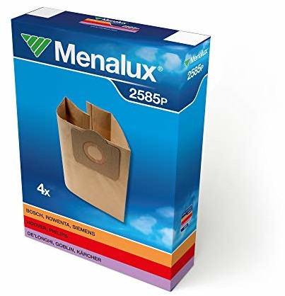 Menalux 2585 P 4 x worki do odkurzacza Siemens/Bosch/Fakir/Hoover/Philips/Rowenta 2585 P