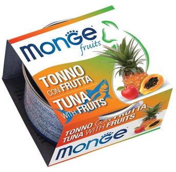 Monge Fruit Karma dla kota Tuńczyk z owocami 80 g