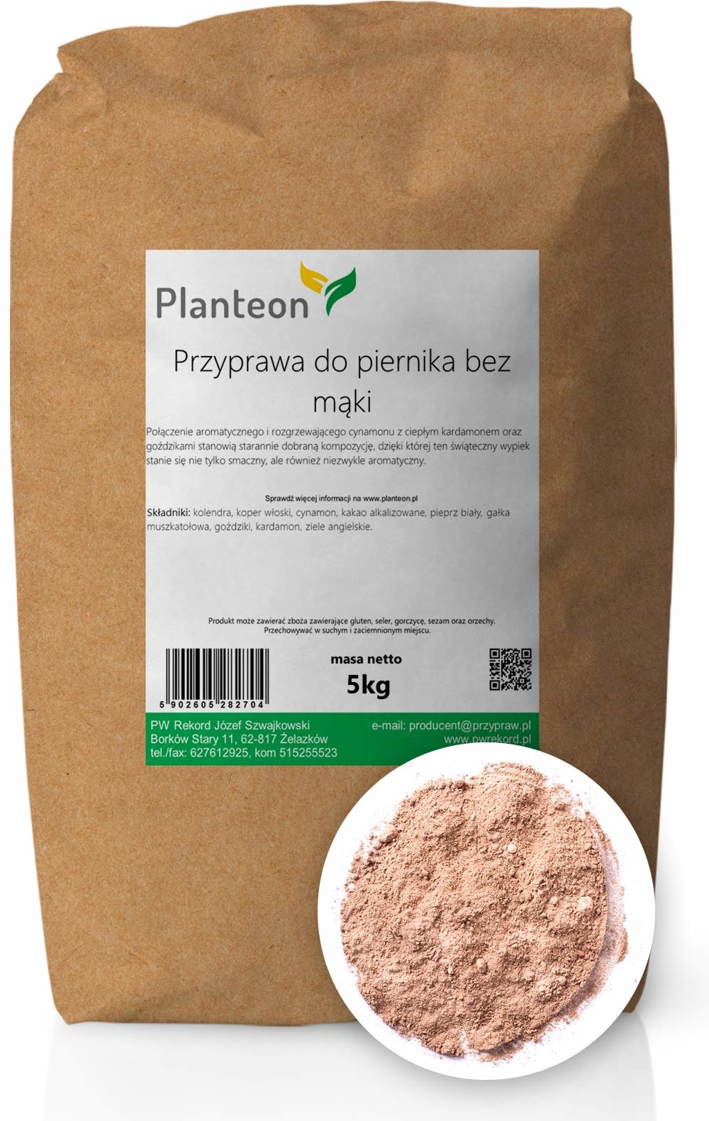 Planteon Przyprawa do piernika bez mąki 5kg 2-0101-02-6