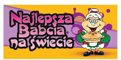 Tabliczka NAJLEPSZA BABCIA NA ŚWIECIE