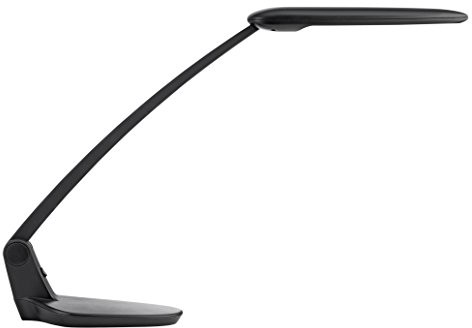 Unilux lampa biurkowa Brio 2.0 LED (Dioda elektroluminescencyjna) Czarny 8 W 700lm A + biurko Lampka do czytania lampka lampa lampa do biura lampa na stół lampa 400093669