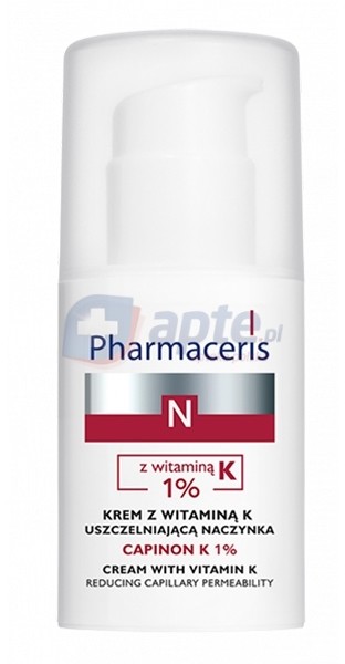 Pharmaceris wrażliwaa N krem z witaminą K 1% uszczelniającą naczynka 30ml