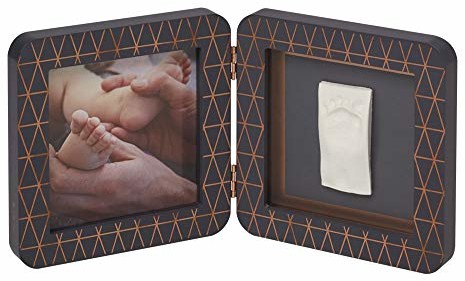 Baby Art My Baby Touch Print Frame ciemnoszary
