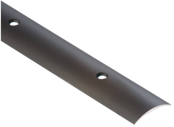 Cezar Listwa ochronna owalna LPO 30 mm aluminium 1 m brązowa AL/LPO30-C34-10