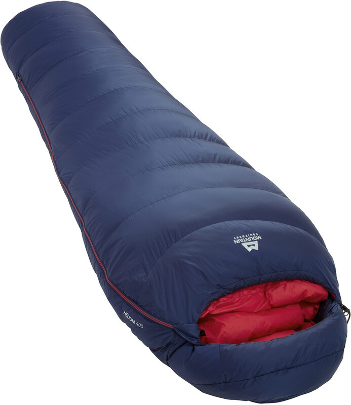 Moutain Equipment Helium 400 Sleeping Bag Regular Women, niebieski Left Zipper 2022 Śpiwory puchowe ME-006070-ME-01596-LZ