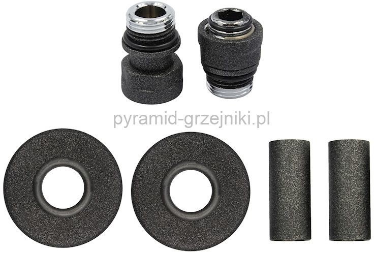 Vario Term Zestaw maskujący rozety + tuleje + złączki GZ x GZ1/2 - antracyt ZMR1GZ1/2xM2215