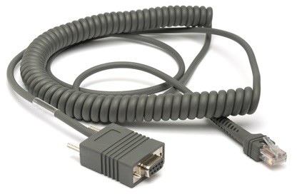 Zebra Kabel RS232 spiralny do czytników Zebra (3.6 m) CBA-R03-C12PAR