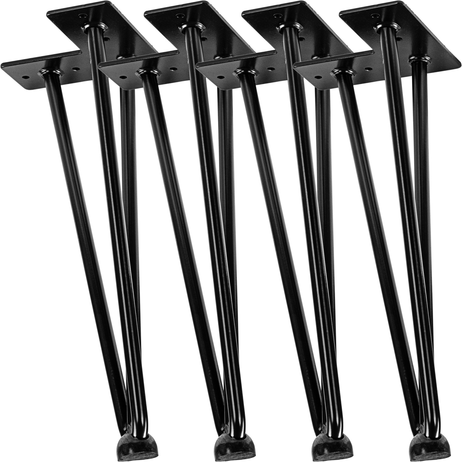 STILISTA 4x METALOWE NOGI STOŁU HAIRPIN LEGS 30 CM 3 PRĘTY 40070337