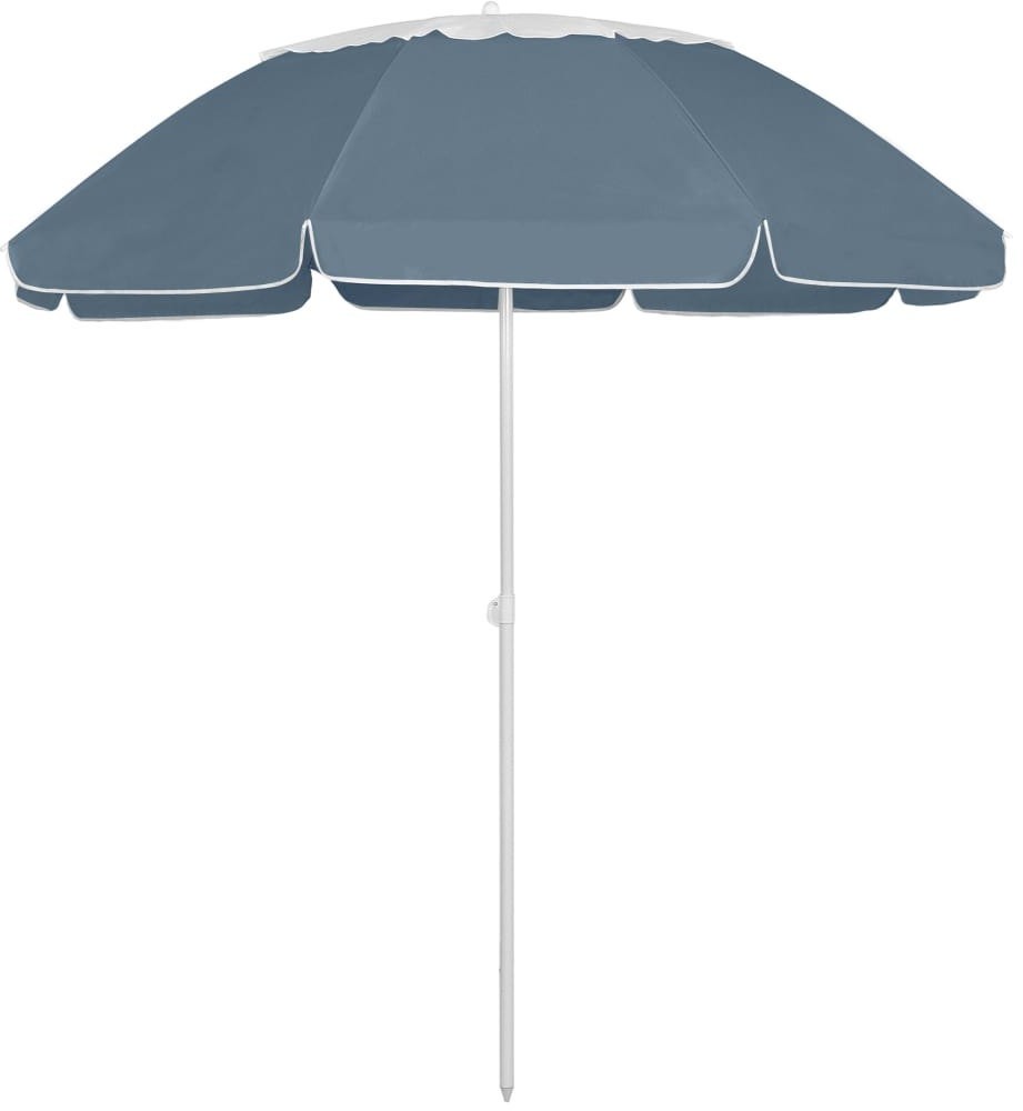 vidaXL Parasol plażowy, niebieski, 300 cm 314716