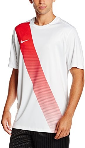 Nike Sash Jsy koszulka treningowa z krótkim rękawem, biały, XXL 645497-105-XXL