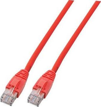 EFB RJ45 Patchcable U UTP Cat.6 LSZH CCA 1m czerwony K8104RT.1 K8104RT.1