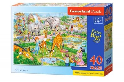 Castorland 40 ELEMENTÓW Maxi Zoo 040179