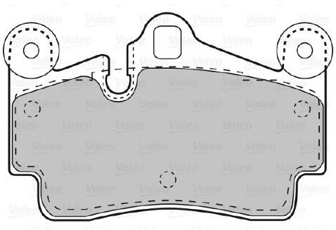 VALEO Klocki hamulcowe - komplet 598770