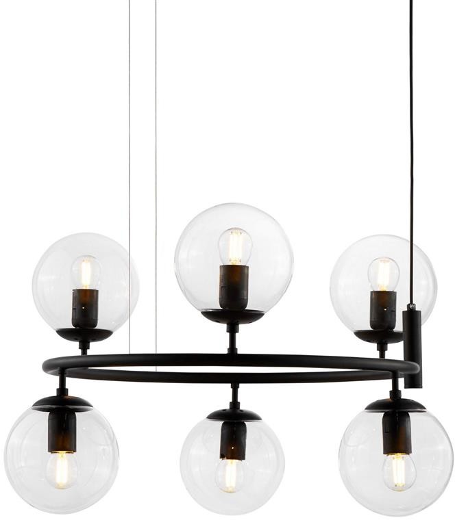 Lumina Deco Deco Deco Ceredo Neo czarna nowoczesna lampa wisząca LM_1019-0