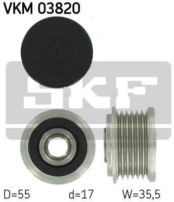 SKF Sprzęgło jednokierunkowe alternatora VKM 03820