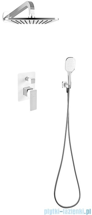 Omnires Parma zestaw podtynkowy natryskowy chrom/biały SYSPM16ACRB |